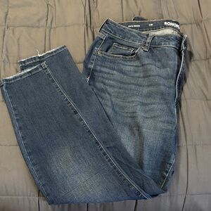 Women's Blue Jeans Curvy Skinny 14S Sonoma